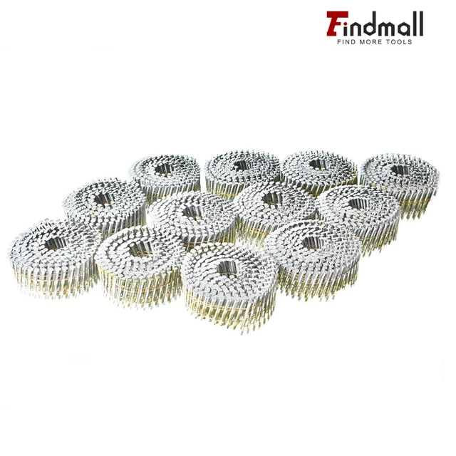 Findmall 3600 Pack 0.092" × 2-1/2" 15 Degree Full Round Head Siding Nails New