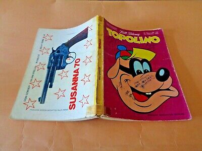 Topolino N° 743 Originale Mondadori Disney Discreto 1970 Bollini, Cedola