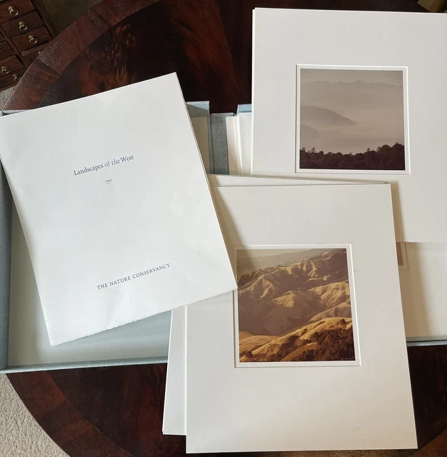 Rare Vtg Portfolio 12 Original photographs Dave Bohn Landscapes Of The West CA