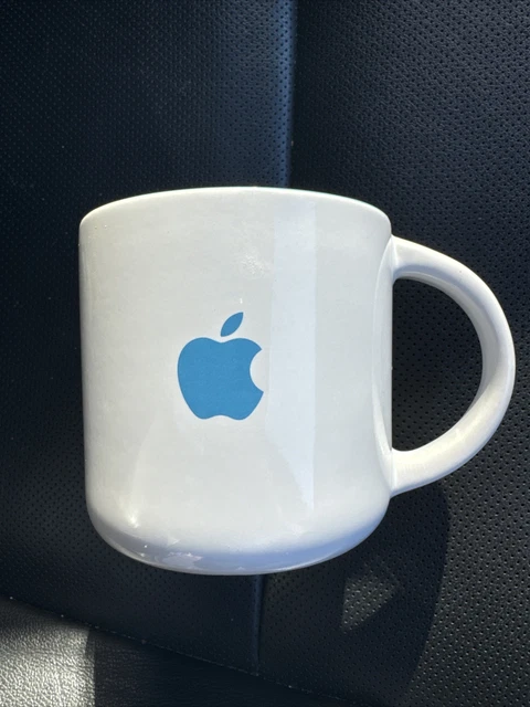 Macintosh Apple Logo Coffee Mug 14oz Blue