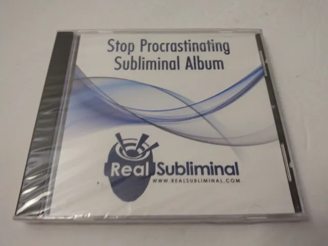 CD Álbum Subliminal Stop Procrastinating RealSubliminal NUEVO