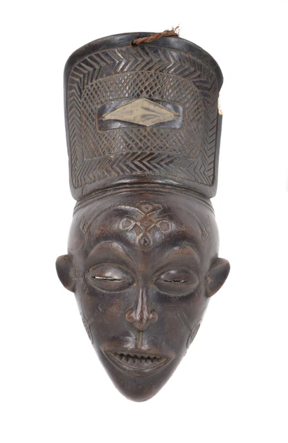 Chokwe Mask Mwana Pwo with Headdress Angola African Art 2