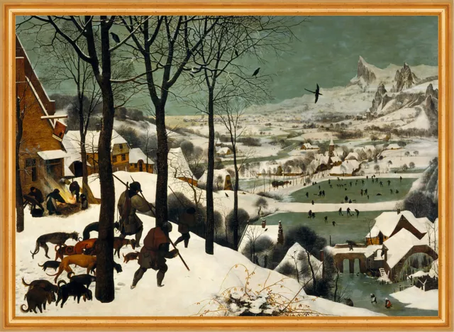 Jäger im Schnee Hunters in the Snow Winter Pieter Bruegel d. Ältere B A2 00147