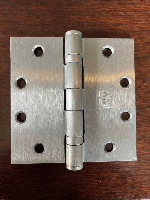 PBB World Class BB81 Door Hinges 4.5” X 4.5” Steel Full Mortise 3 Per Box