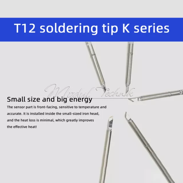 T12 KU KL KF K ILS IL Series Replace Soldering Iron Tip for HAKKO Handle DIY