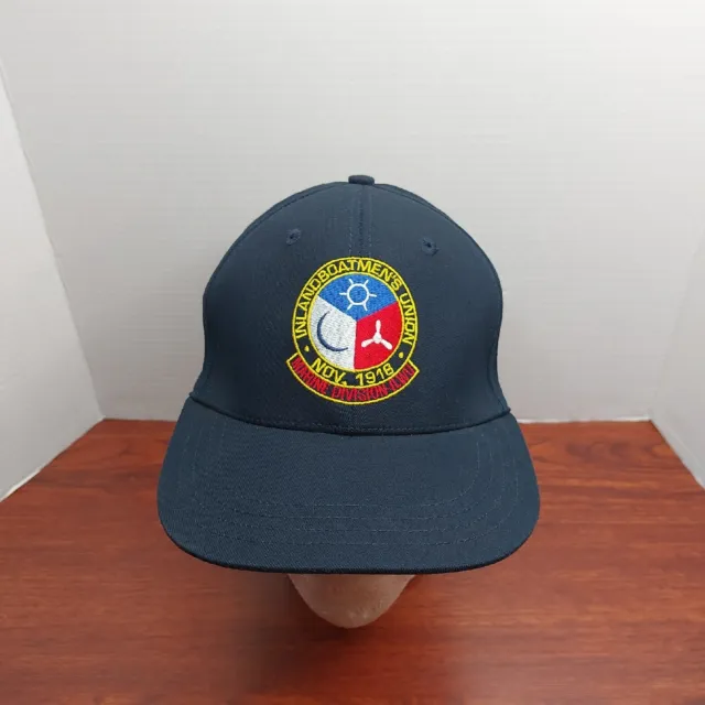 Inland Boatmens Union Marine Division ILWU Fitted Hat L/XL Made In USA Cap