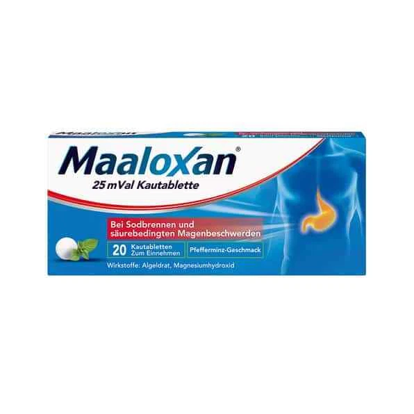 Maaloxan 25 mVal Kautabletten 20 St Kautabletten