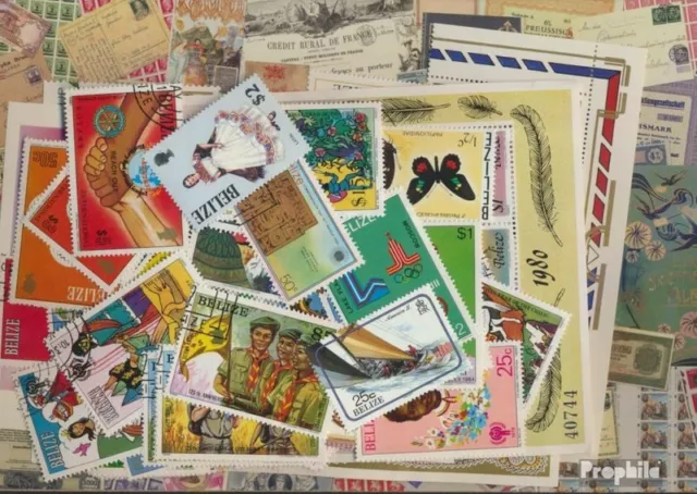 belize Stamps 150 different stamps