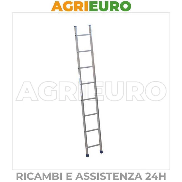 Scala in alluminio singola Facal Stilo SL-08 semplice - 8 gradini - mt. 2,46