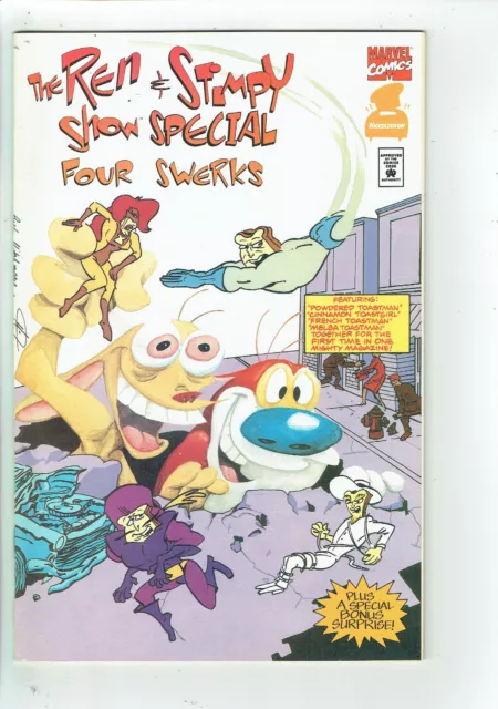 Marvel Comics Ren & Stimpy Show Special Four Swerks FF #1 Homage VFN / VFN+ G40