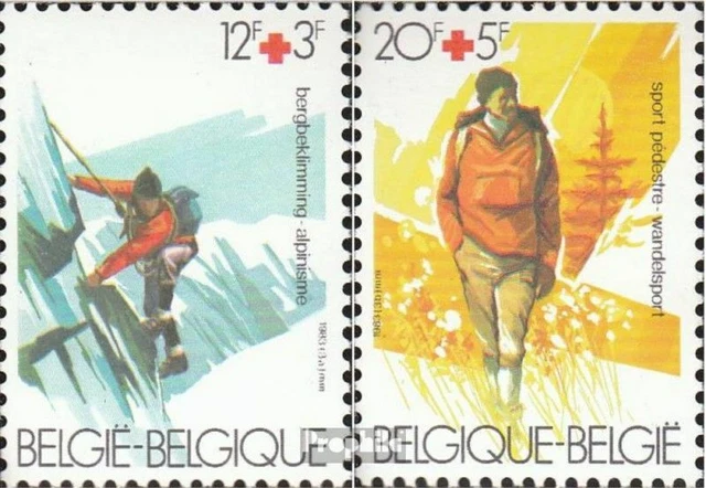 Belgien 2134-2135 (kompl.Ausg.) postfrisch 1983 Rotes Kreuz