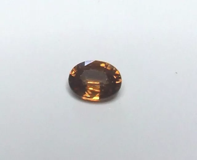 Natural earth-mined burnt orange zircon... quality gem 1 carat 2