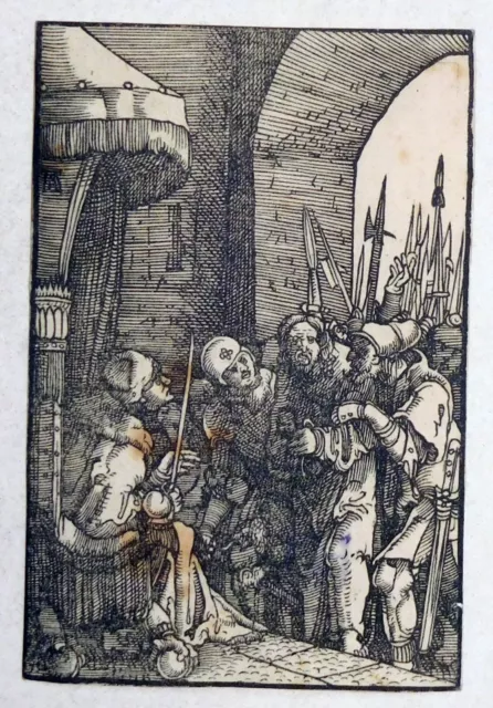 Holzschnitt, Christus vor Pilatus, A. Altdorfer, ~1513, Bartsch 22, Lugt 2749
