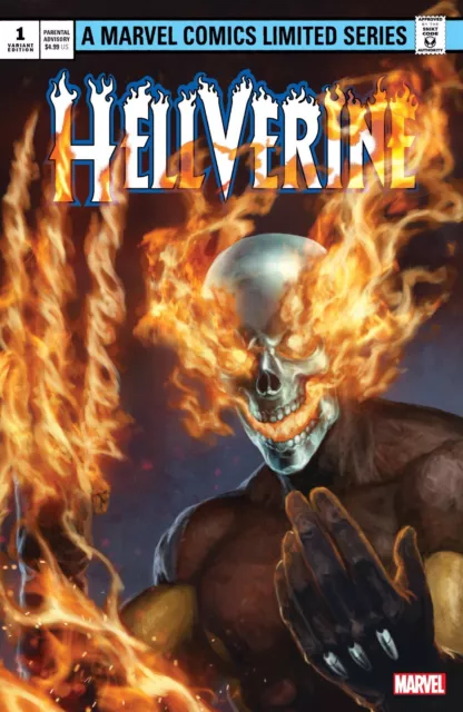 Hellverine #1 Skan Srisuwan Wolverine Homage Variant Limited To 800 W/ Coa!