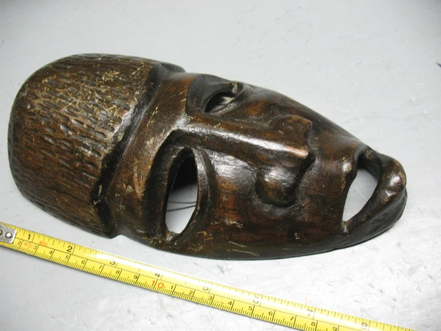 African Tribal  Mask   8.5''  Wall Decor  Vint  Original