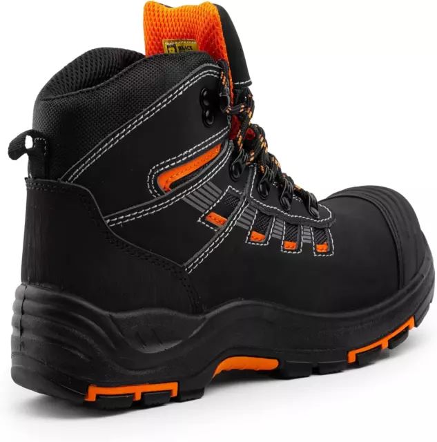 MEN'S STEEL TOE Work Boots - Durable Safety Shoes £51.52 - PicClick UK