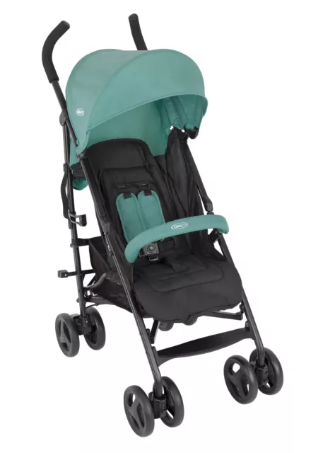 GRACO TraveLite Lightweight Mint Baby Stroller Foldable Travel Pushchair  0-3 yr