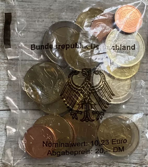 Euro Münzen Starterset Starter Kit BRD 2002 Prägestätte D , versiegelt