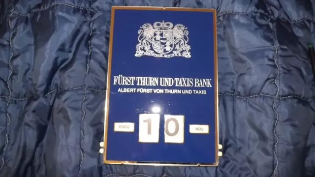 Antik - Ewiger Kalender Thurn & Taxis Bank