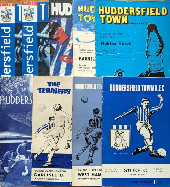 Huddersfield Town Home Programmes