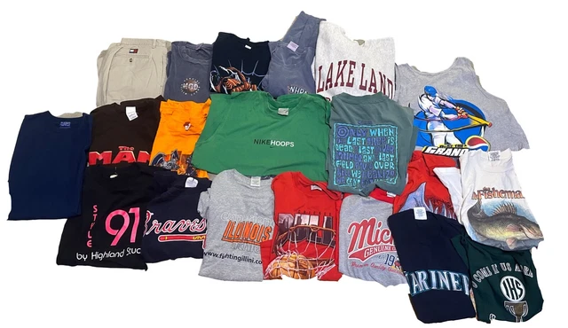 Vintage Reseller Lot 90's 80's Y2K Marvel Sports Hilfiger Nike MLB Starter