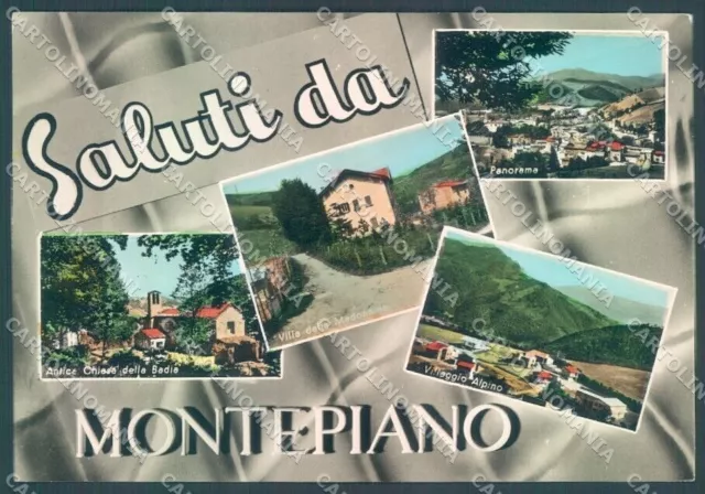 Potenza Montepiano saluti da Foto FG cartolina JK1548