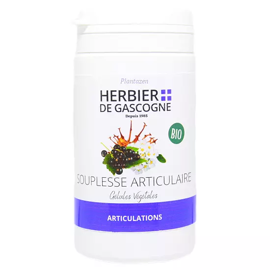 Complexe Souplesse et Articulations bio | Harpagophytum | Cassis | 90 Gélules