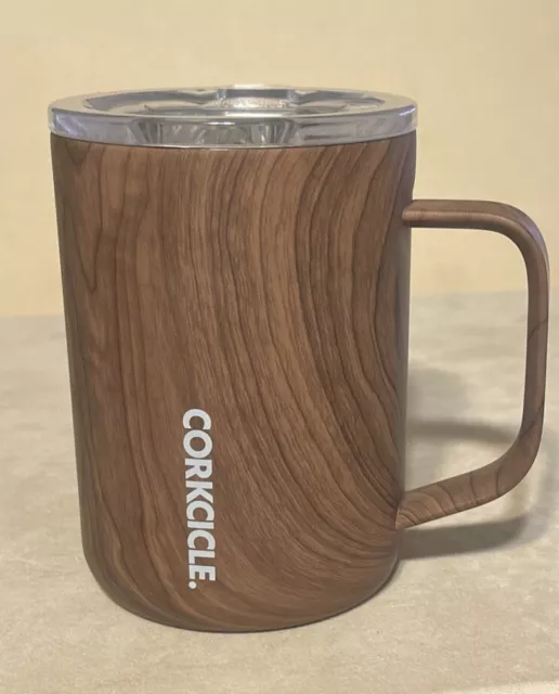 Corkcicle, Coffe Mug, 16oz, Walnut Wood New A