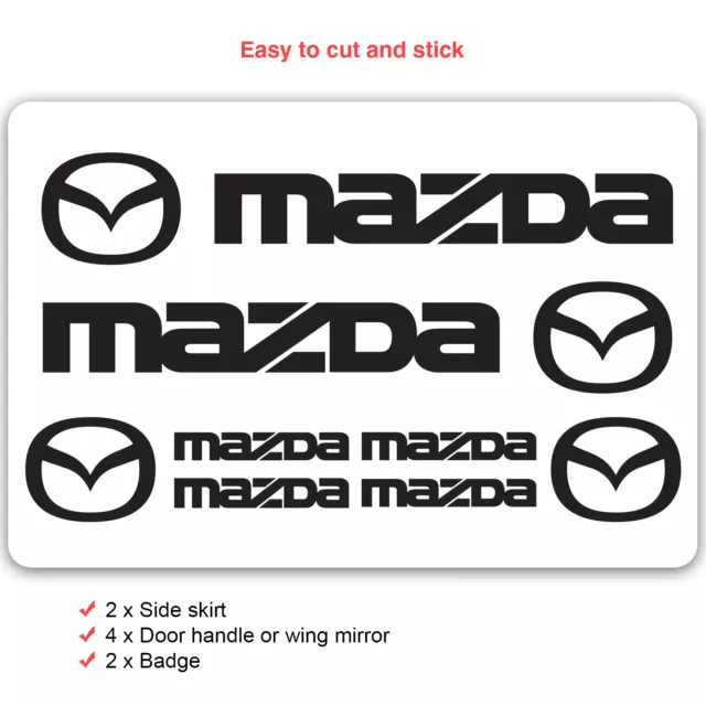 AUTOCOLLANTS VINYLE AUTOCOLLANT voiture Mazda pour Mazda3 6 2 cx