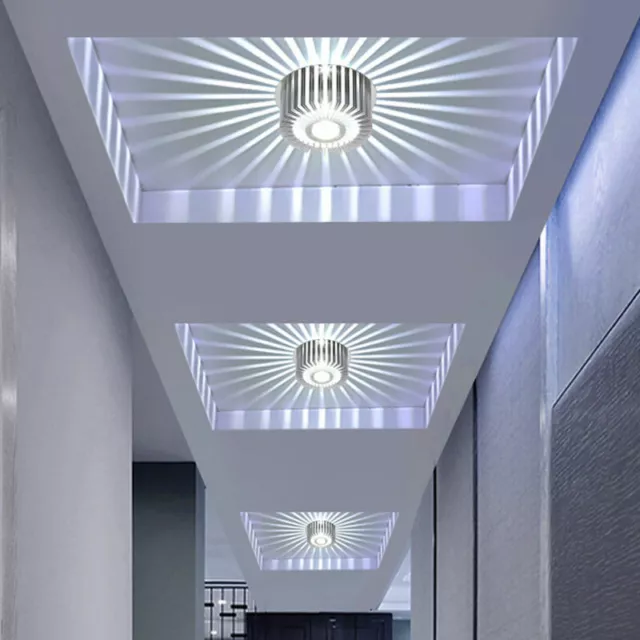 Lampada da parete LED 3 W lampada da soffitto lampada da soffitto luce effetto soggiorno cucina decorazione