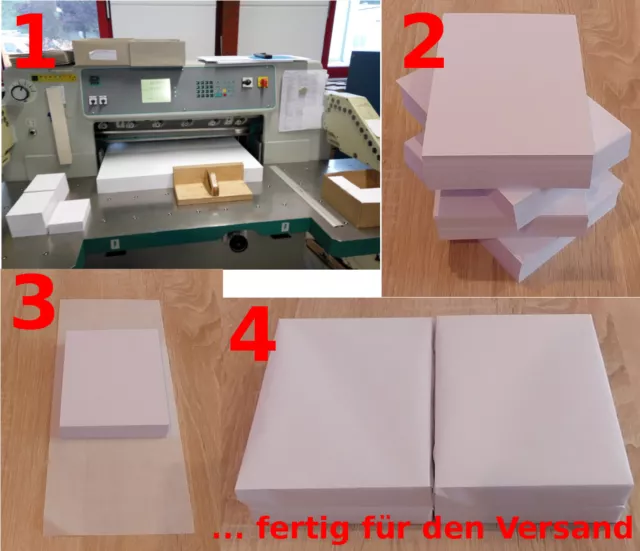 Karteikarten Lernkarten Vokabelkarten blanko  DIN A5 A6 A7 A8 A9 290g/m² 0,48mm 3