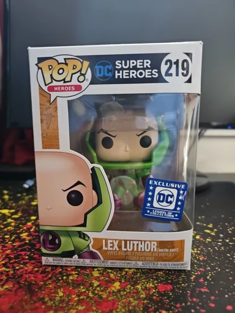Funko Pop  DC Super Heroes Lex Luthor #219 Legion of Collectors Exclusive 