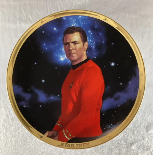 STAR TREK 25th Anniversary Commemorative Plate SCOTTY Paramount Pictures TV