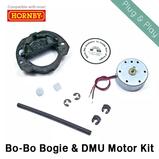 Hornby Replacement CD/Can Motor Upgrade Adaptor Kit (BoBo/25/HST/91/DMU) HA2
