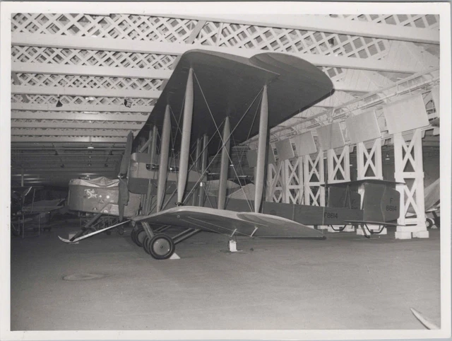 Vickers Vimy Vintage Photo Raf Museum Royal Air Force