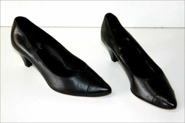 Escarpins CHARLES JOURDAN Noir Vernis - Taille 36 - Cuir - Occasion TBE