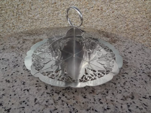 Beautiful Vintage/Antique silver plated cake / sandwich stand, Art Deco