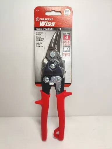 Wiss M1R 9-3/4" Aviation Snips MetalMaster Compound Action Straight/Left New