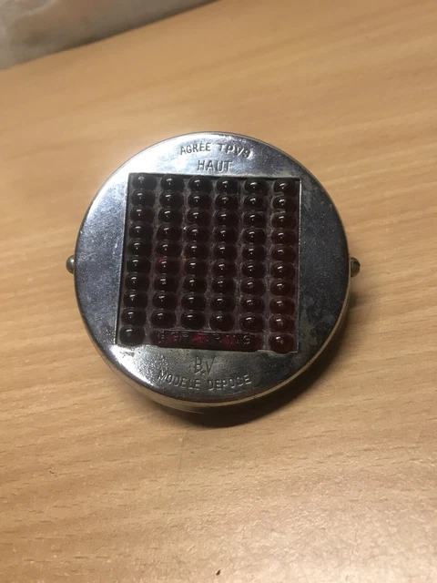 Paire De Catadioptres Anciens GECO Diamètre 57mm - Pour 2CV, Vélo, Remorque