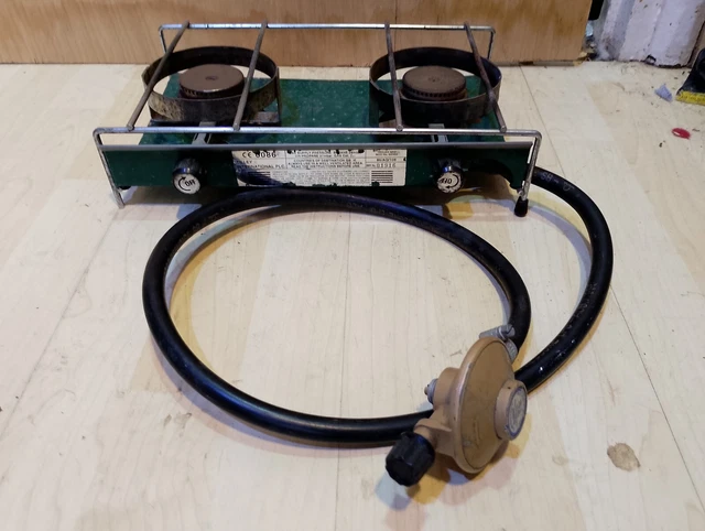 VINTAGE TILLEY TWOSOME Double Burner Camping Stove Retro Camper