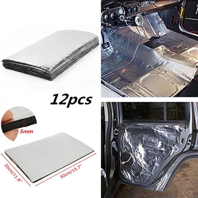 Auto Pare-Feu Deadener Sonore Isolation Thermique Tapis Corps Panneaux