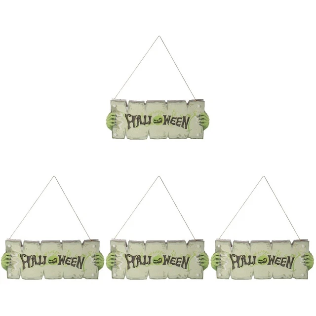 4 Cartelli Vuoti Da Giardino 43x30 Cm Con Pali In Metallo - Plastica Ondulata Bianca Per Insegne Fai-da-Te