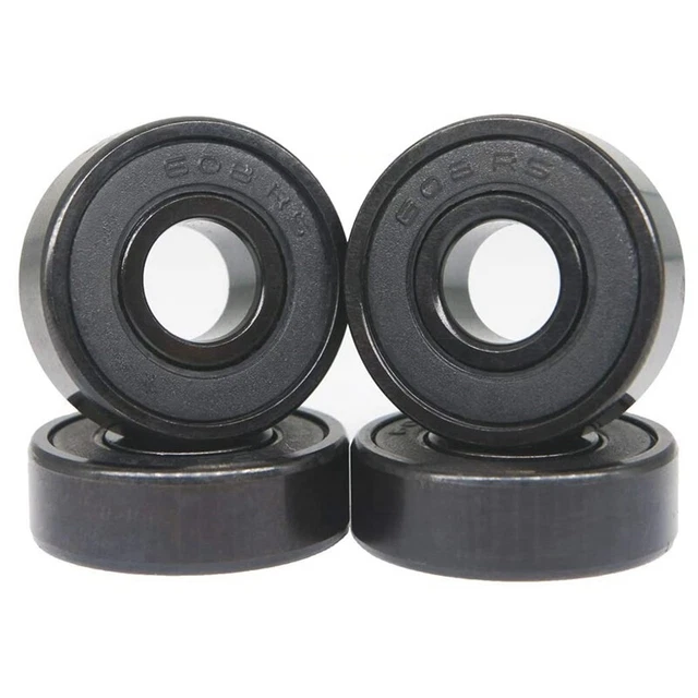 2X(Schnelle Geschwindigkeit 608RS  Schwarz Keramik Lager Skateboard Lager Ke9)