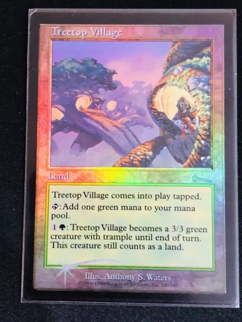 MTG Treetop Village Foil Urza’s Legacy