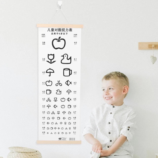 VISION TESTING CHART Visual Examination Child Checklist Set £10.18 ...