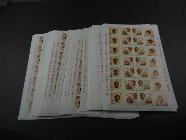 Rumänien 2005, 50Bögen "Kolumbus", ungez, **/MNH, MiNr.5974/77B (350), ME 4900,-