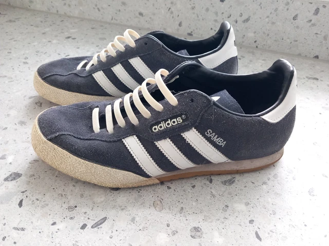 adidas gazelle silver green womens Adidas x CP Company Samba Blue Trainers main image 1