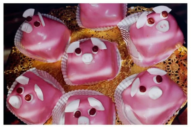 MARTIN PARR 'Pink Pig Cakes, Bristol, UK' 1995 SIGNED 'Common Sense' Photograph 3