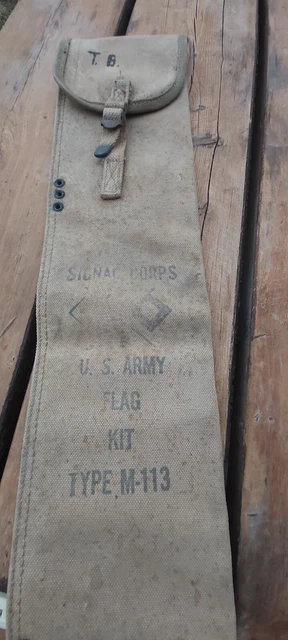 Army M Code Flag US ARMY SIGNAL Corps ww2 Flag M 113 EUR 40,00 - PicClick FR
