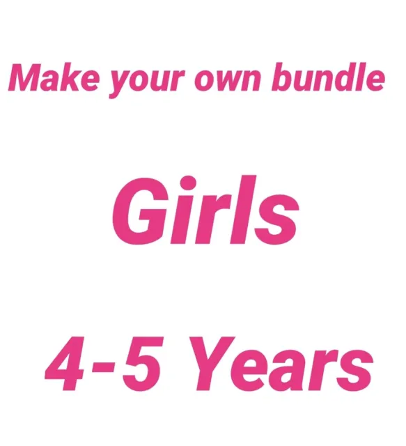 Girls clothes 4-5 Years Make your own Bundle